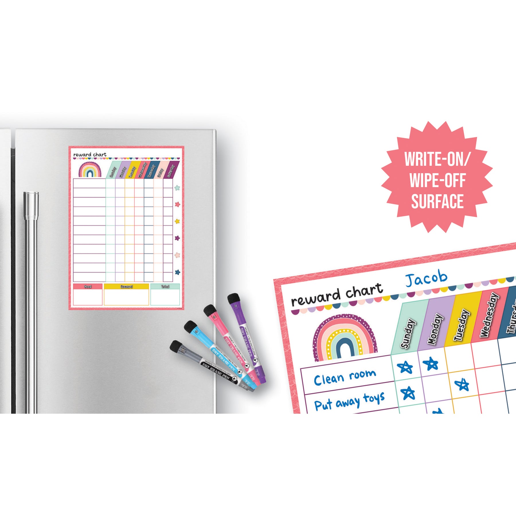 Oh Happy Day Dry-Erase Magnetic Reward Chart