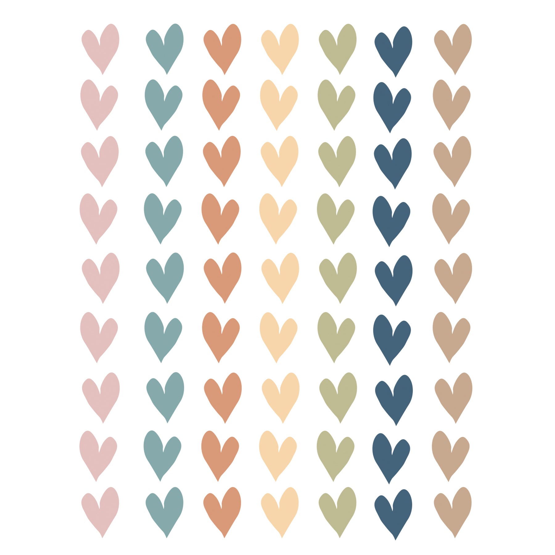 Everyone is Welcome Hearts Mini Stickers, 378 Per Pack, 12 Packs