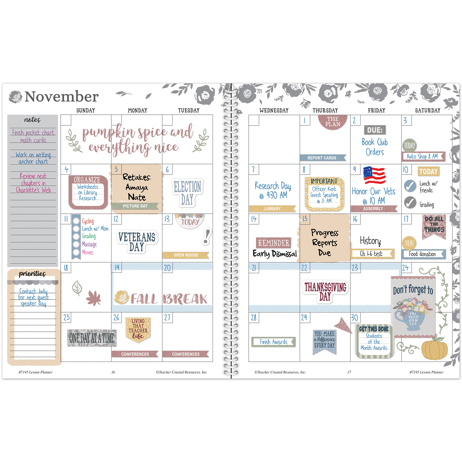 Classroom Cottage Teacher Planner