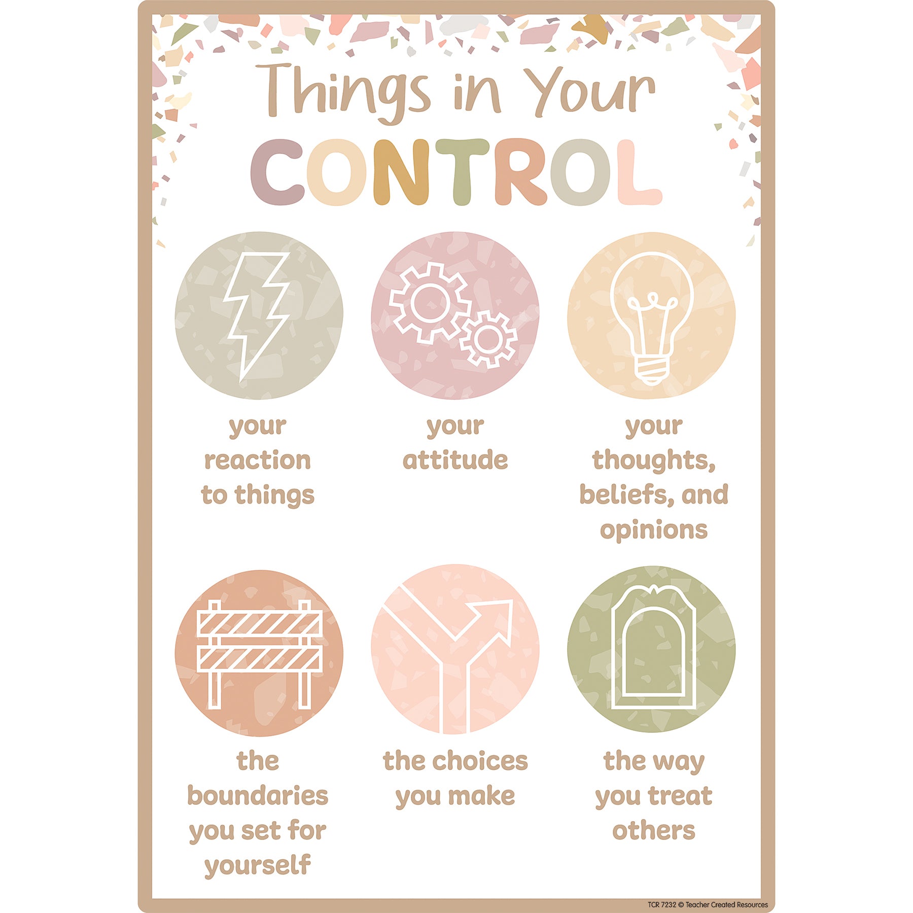 Terrazzo Tones Positive Practices Small Poster Pack, Pack of 12