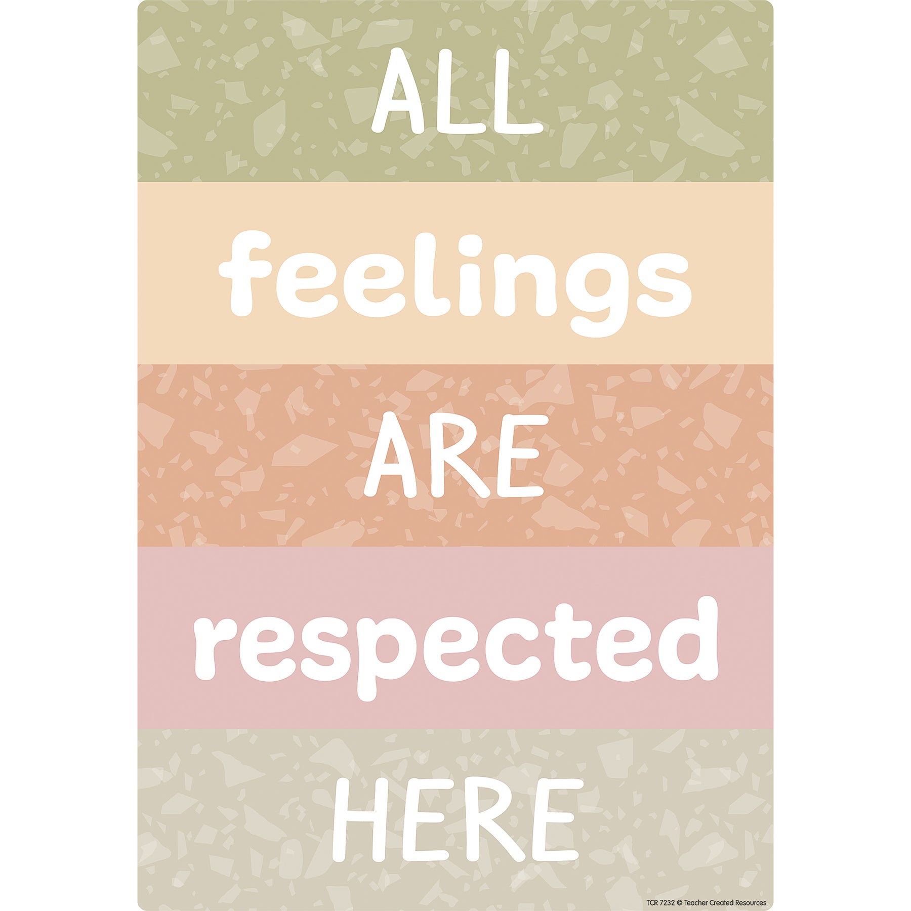 Terrazzo Tones Positive Practices Small Poster Pack, Pack of 12