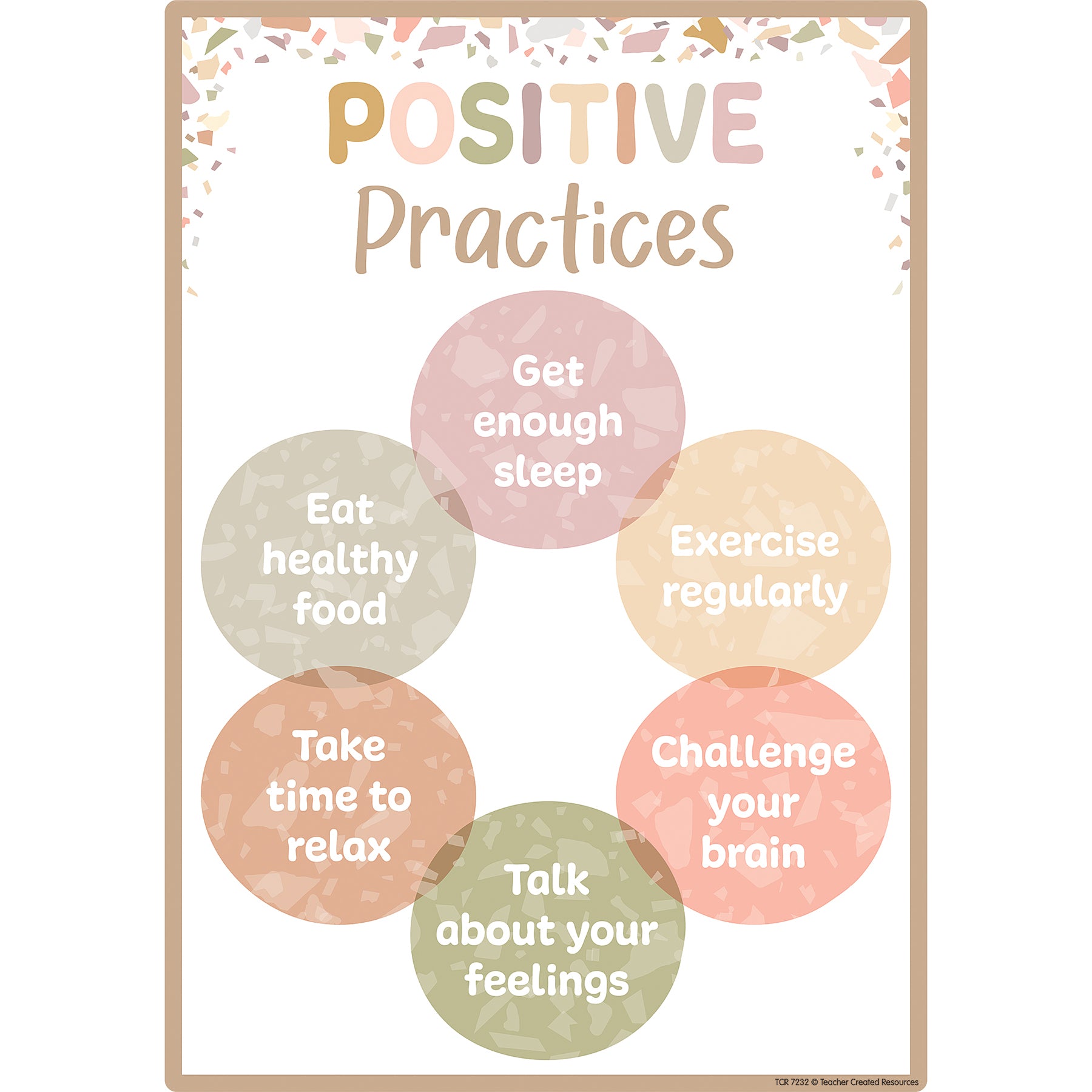 Terrazzo Tones Positive Practices Small Poster Pack, Pack of 12