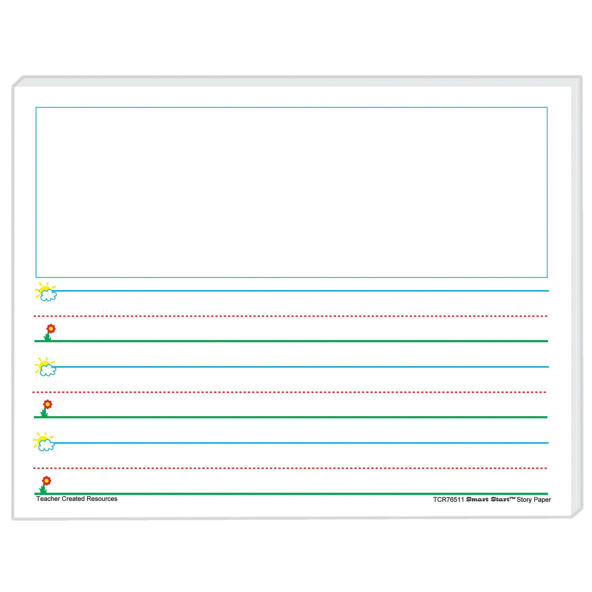 Smart Start K-1 Story Paper: 100 Sheets Per Pack, 2 Packs