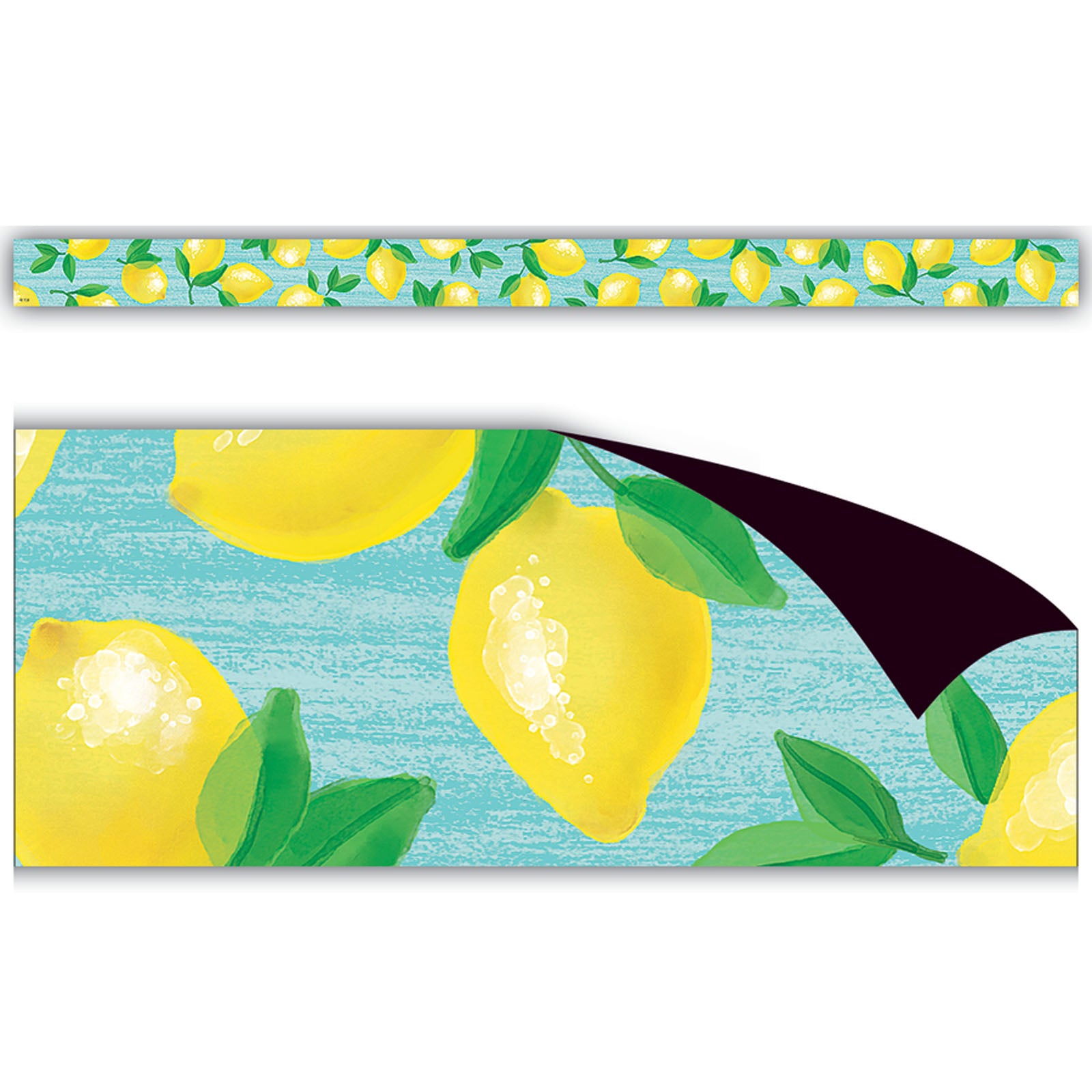 Lemon Zest Magnetic Border, 24 Feet Per Pack, 3 Packs