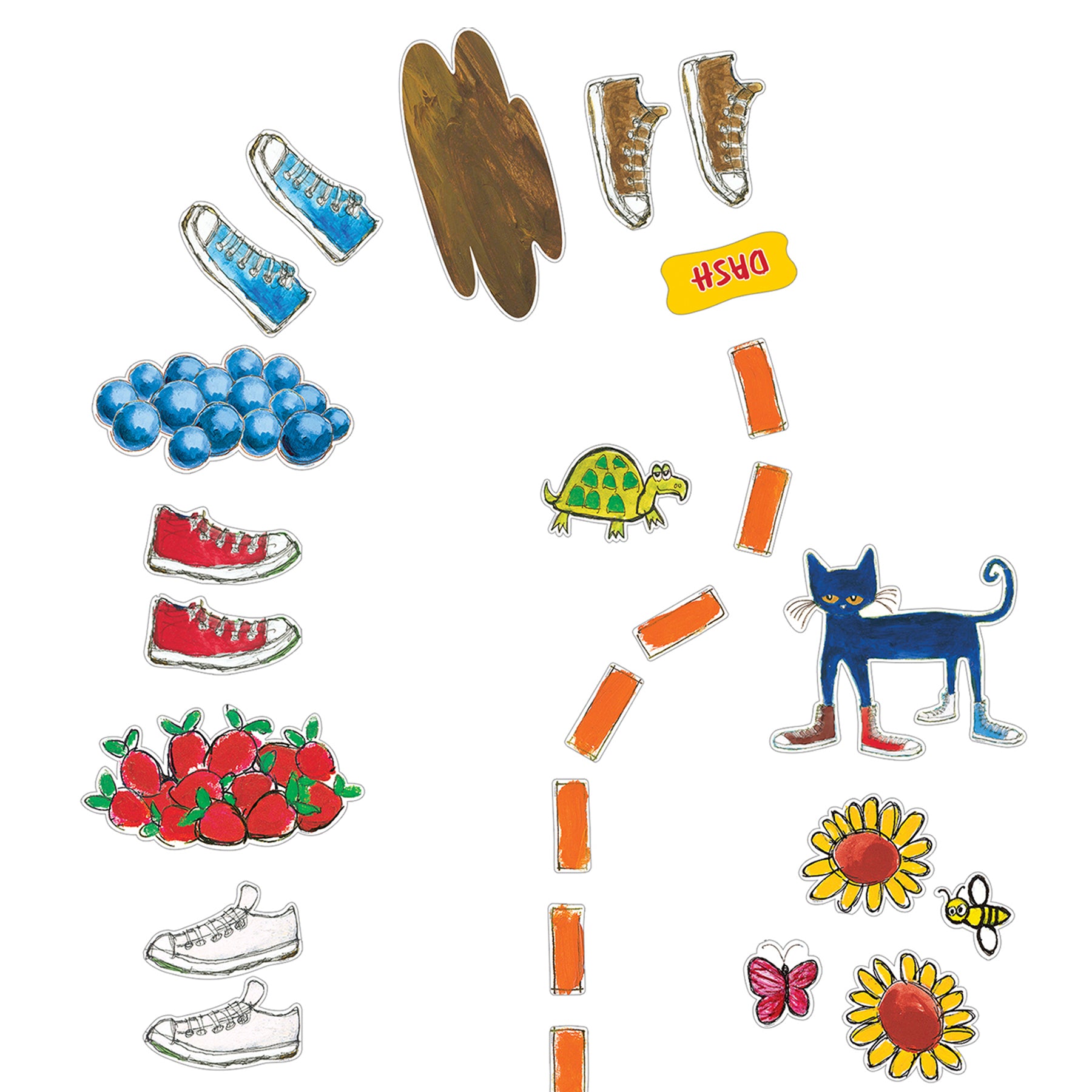 Pete the Cat My Groovy Shoes Sensory Path