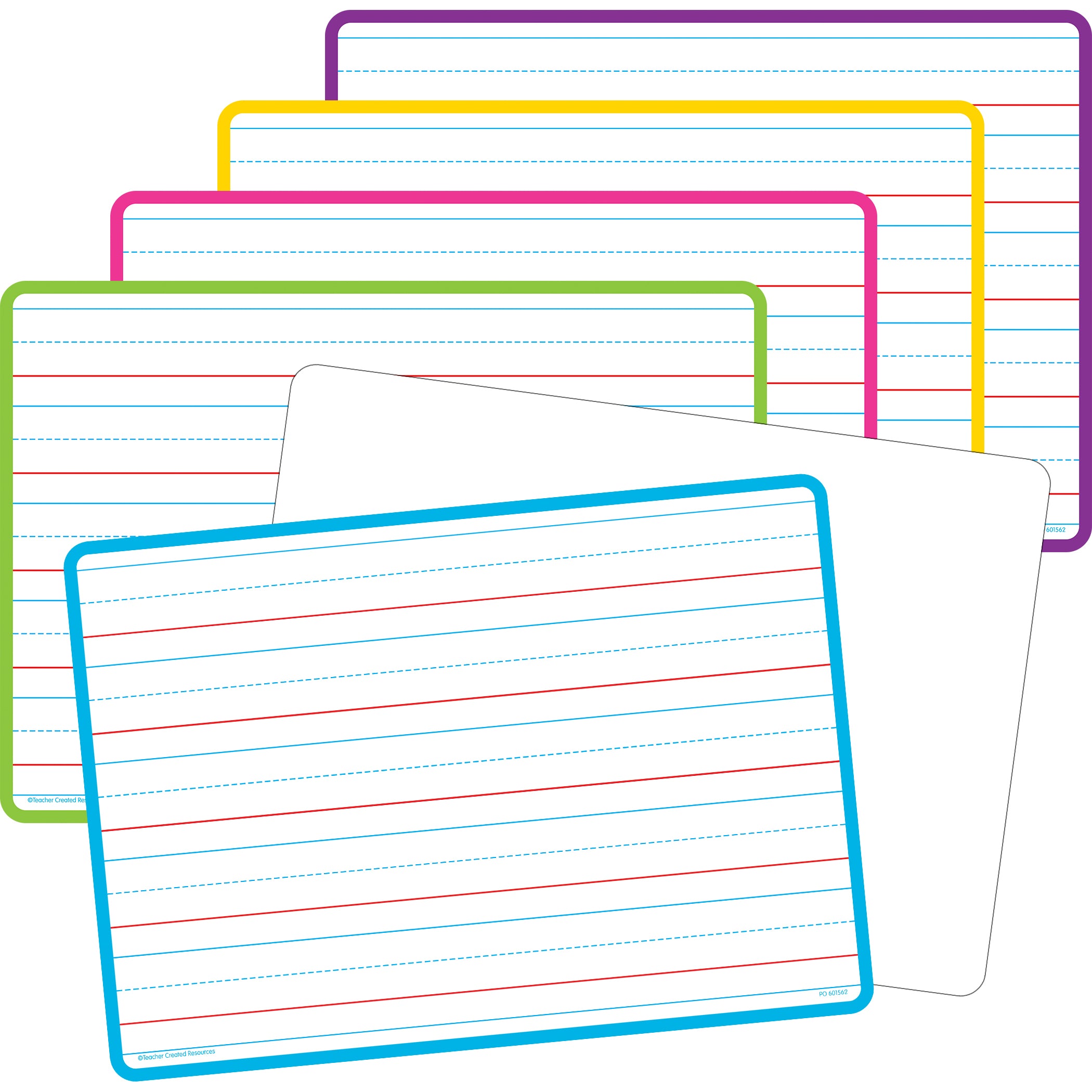 Double-Sided Writing Dry Erase Boards, Pack of 10