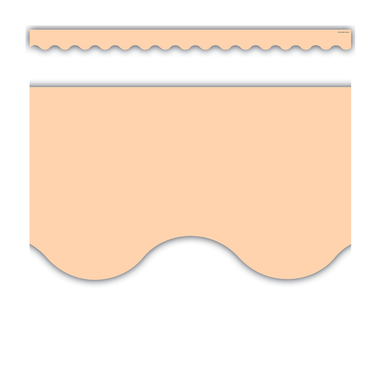 Peach Scalloped Border Trim, 35 Feet Per Pack, 6 Packs