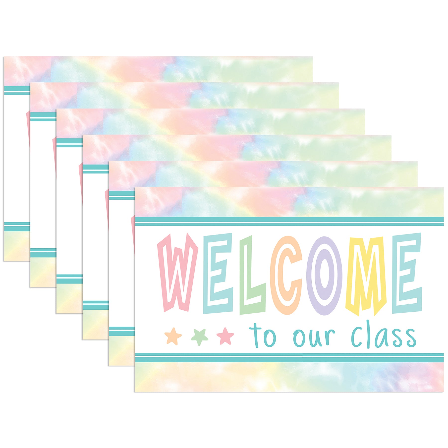 Pastel Pop Welcome Postcards, 30 Per Pack, 6 Packs