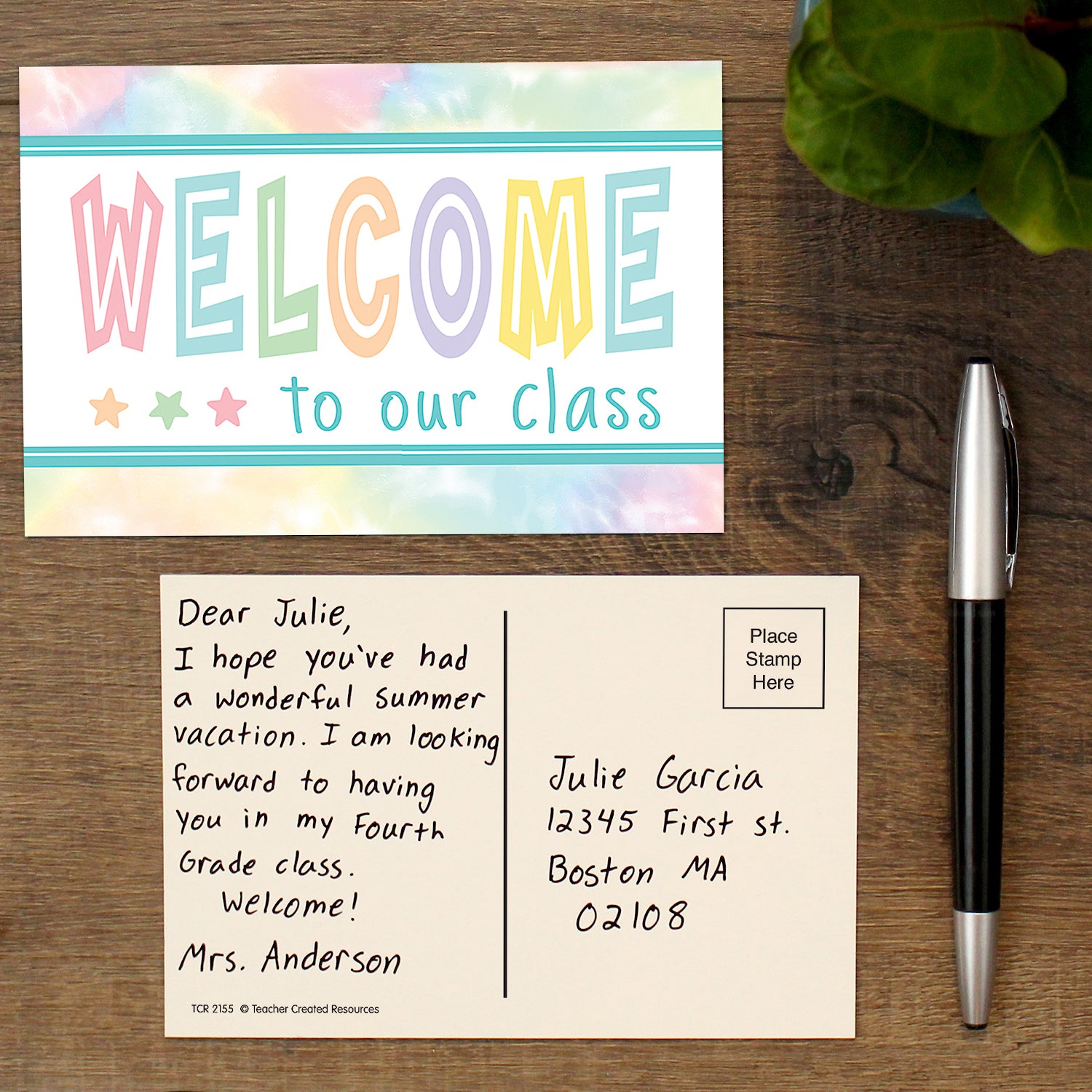 Pastel Pop Welcome Postcards, 30 Per Pack, 6 Packs