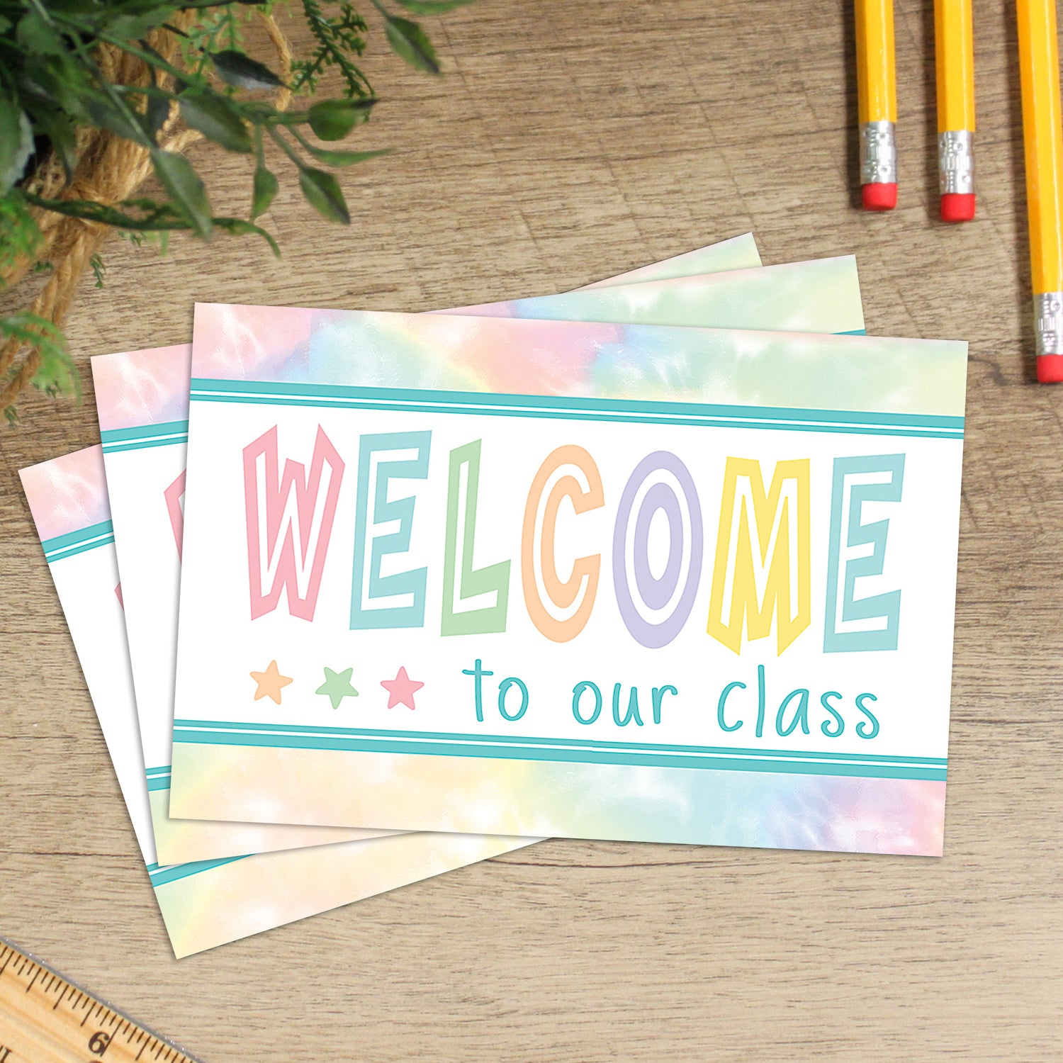 Pastel Pop Welcome Postcards, 30 Per Pack, 6 Packs