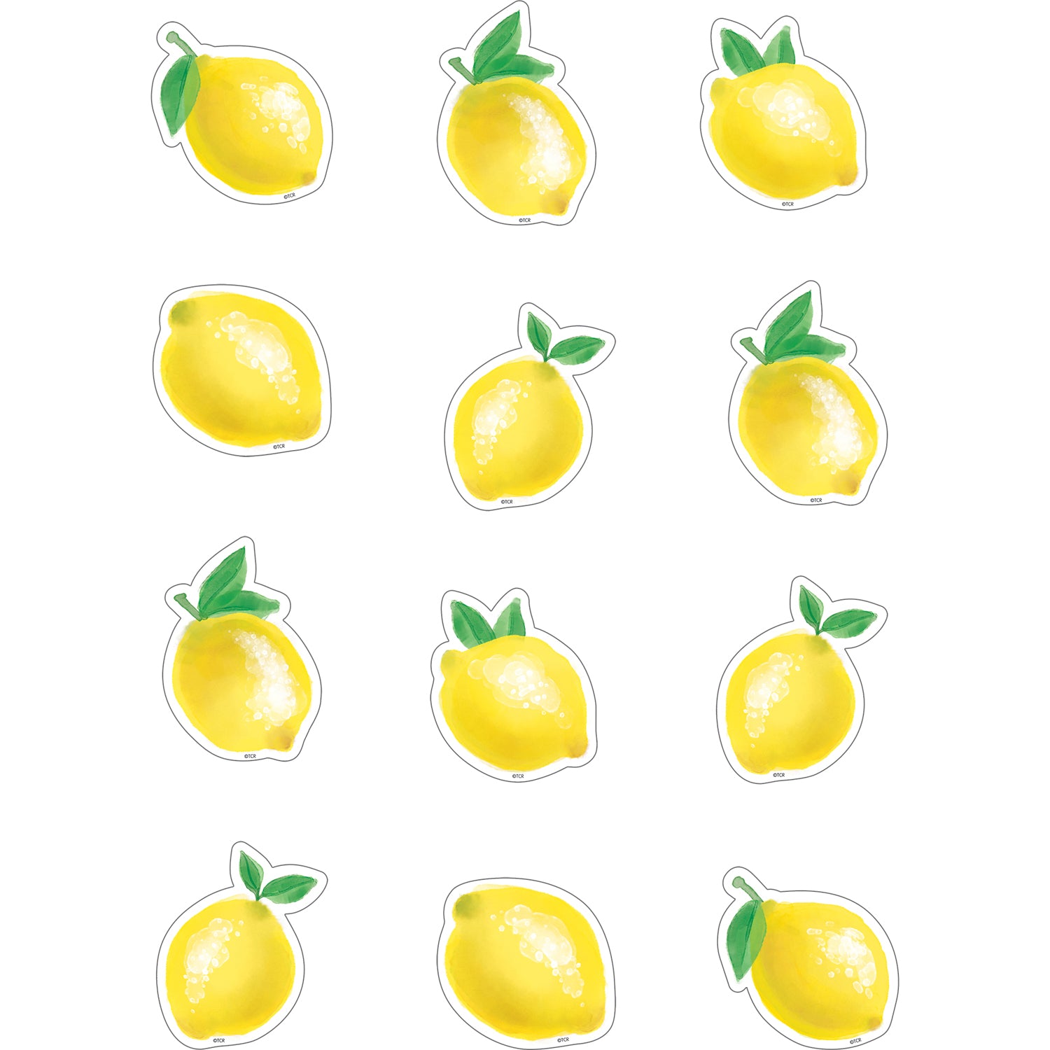 Lemon Zest Mini Accents, 36 Per Pack, 6 Packs