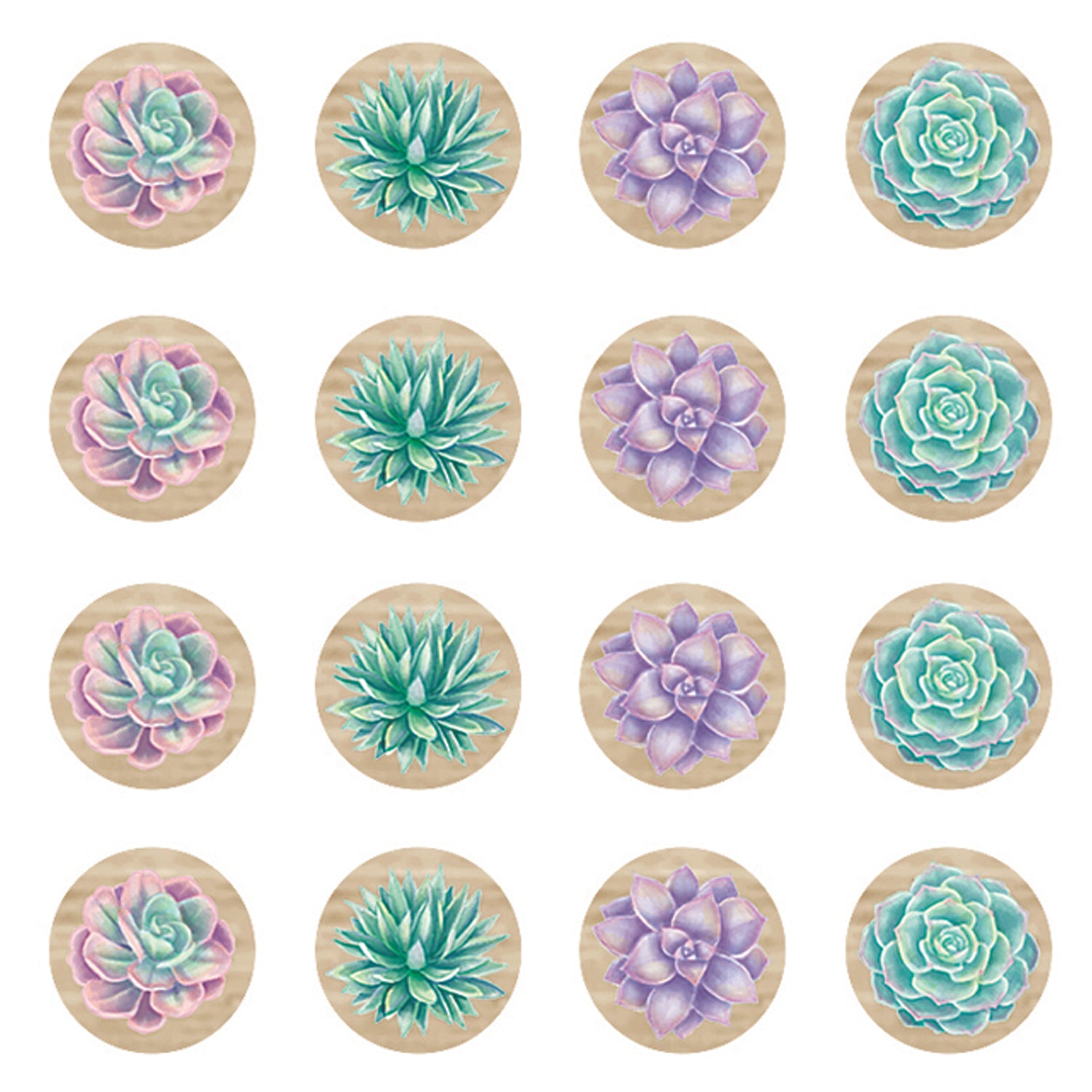 Rustic Bloom Mini Stickers, 378 Per Pack, 12 Packs