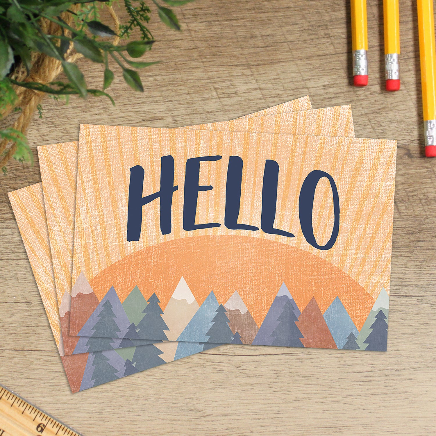 Moving Mountains Hello Postcards, 30 Per Pack, 6 Packs