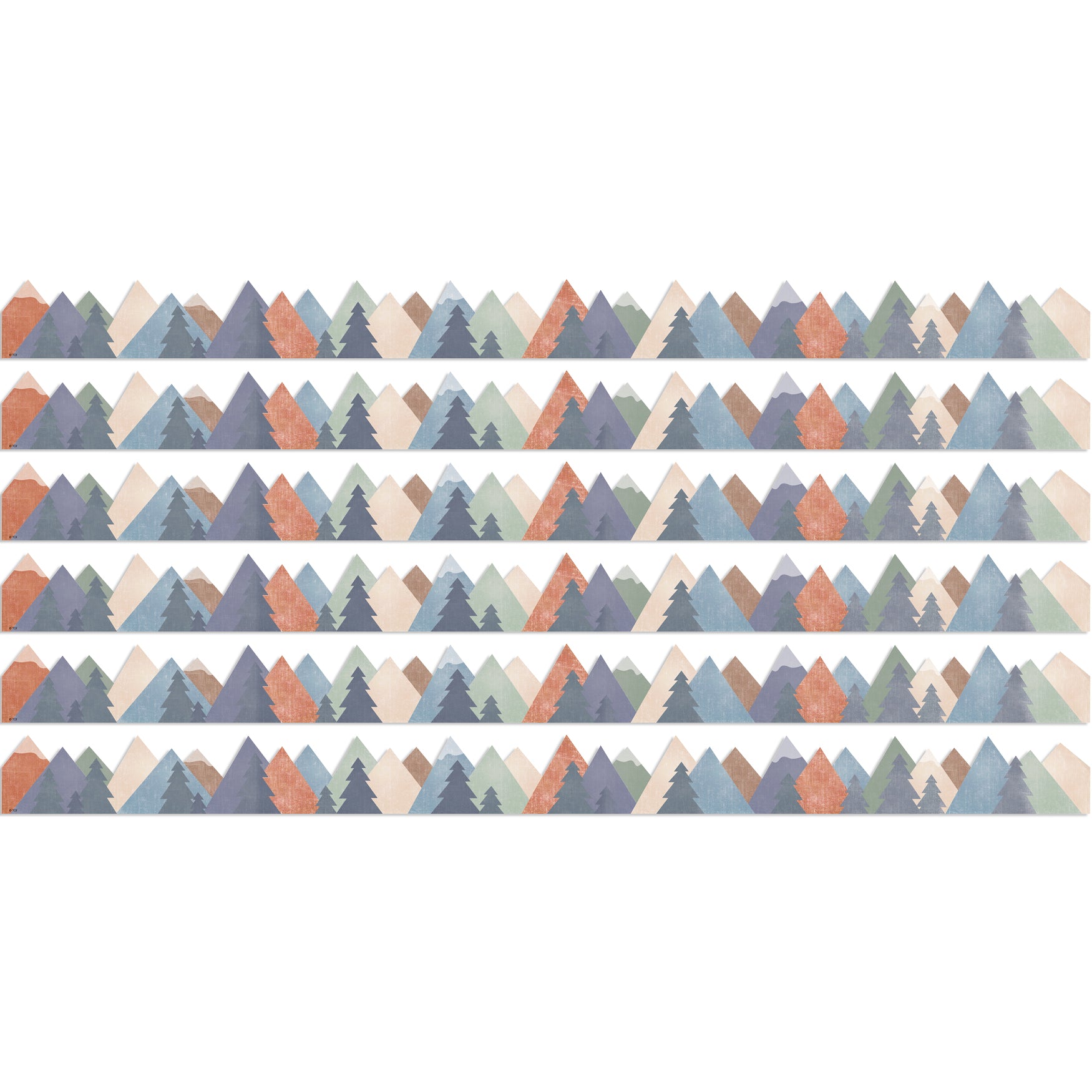 Moving Mountains Die-Cut Border Trim, 35 Feet Per Pack, 6 Packs