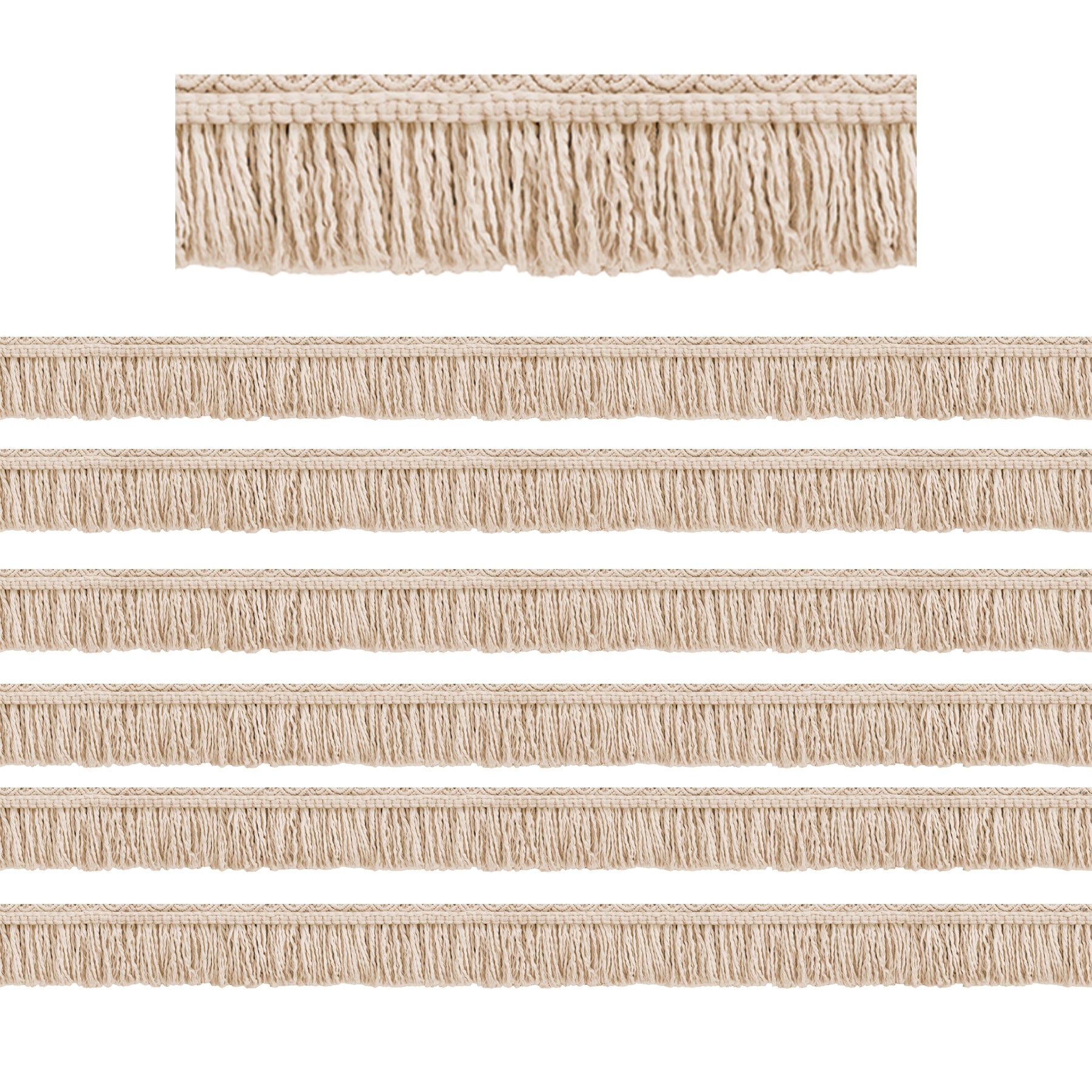 Wonderfully Wild Fringe Die-Cut Border Trim, 35 Feet Per Pack, 6 Packs