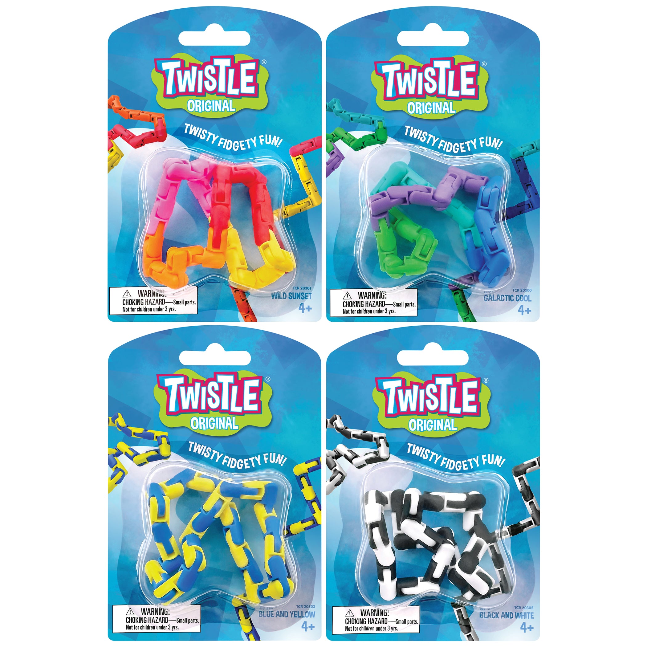 Twistle Original, Assorted, Set of 4