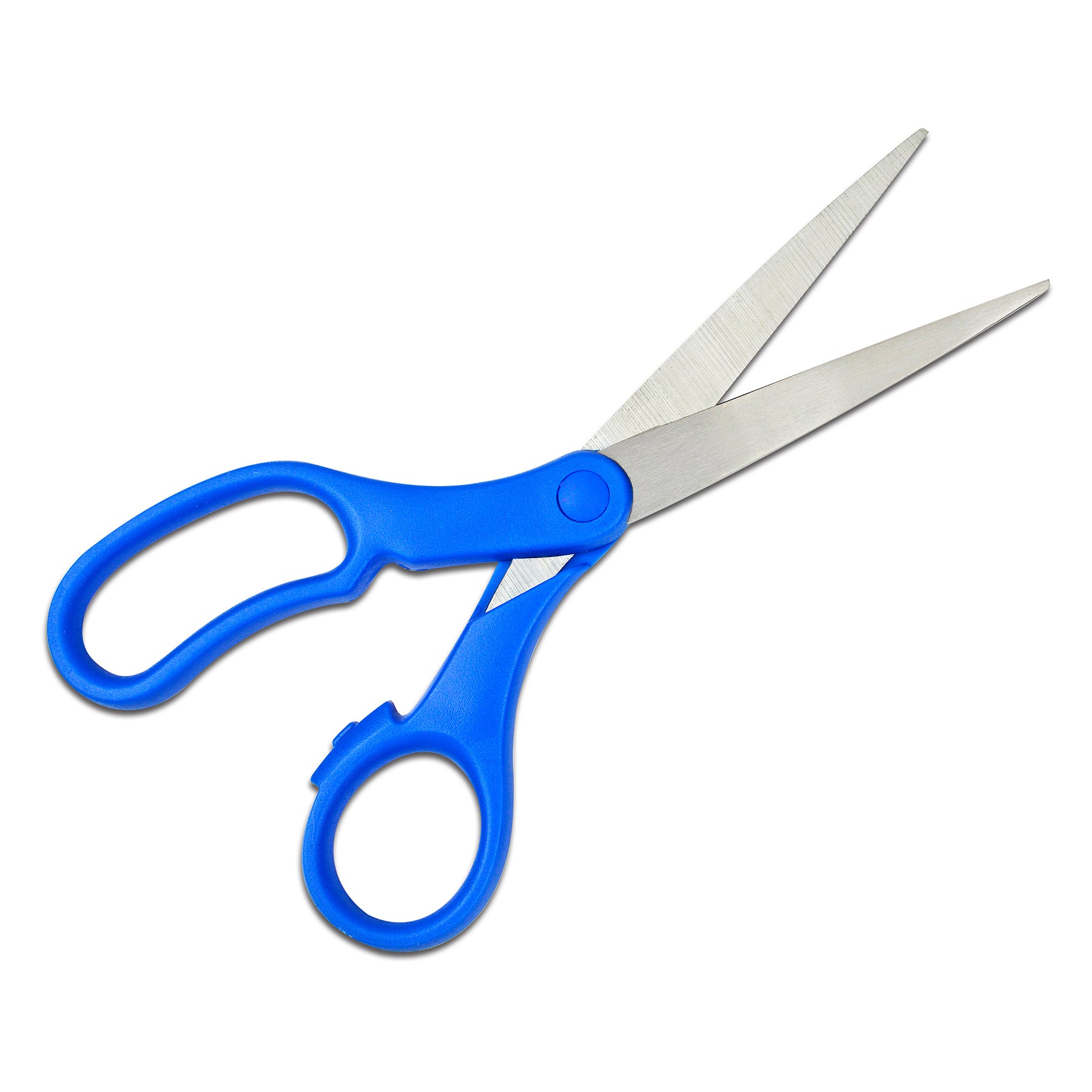 Scissors 8", Blue Handle, Pack of 6