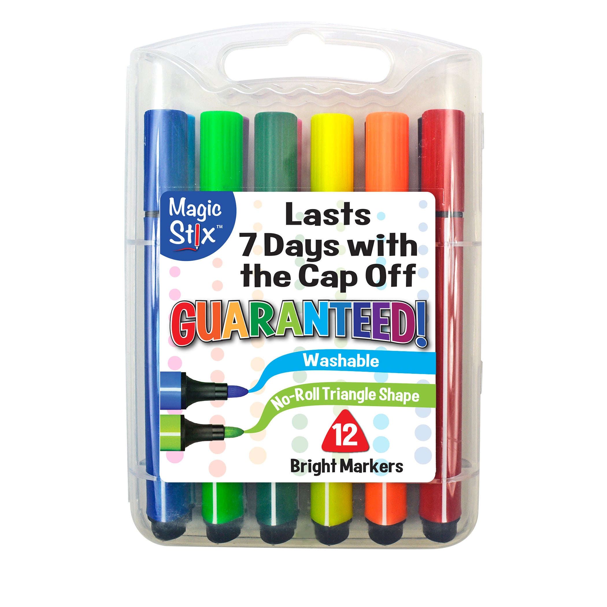 Triangular Markers, 12 Per Pack, 6 Packs