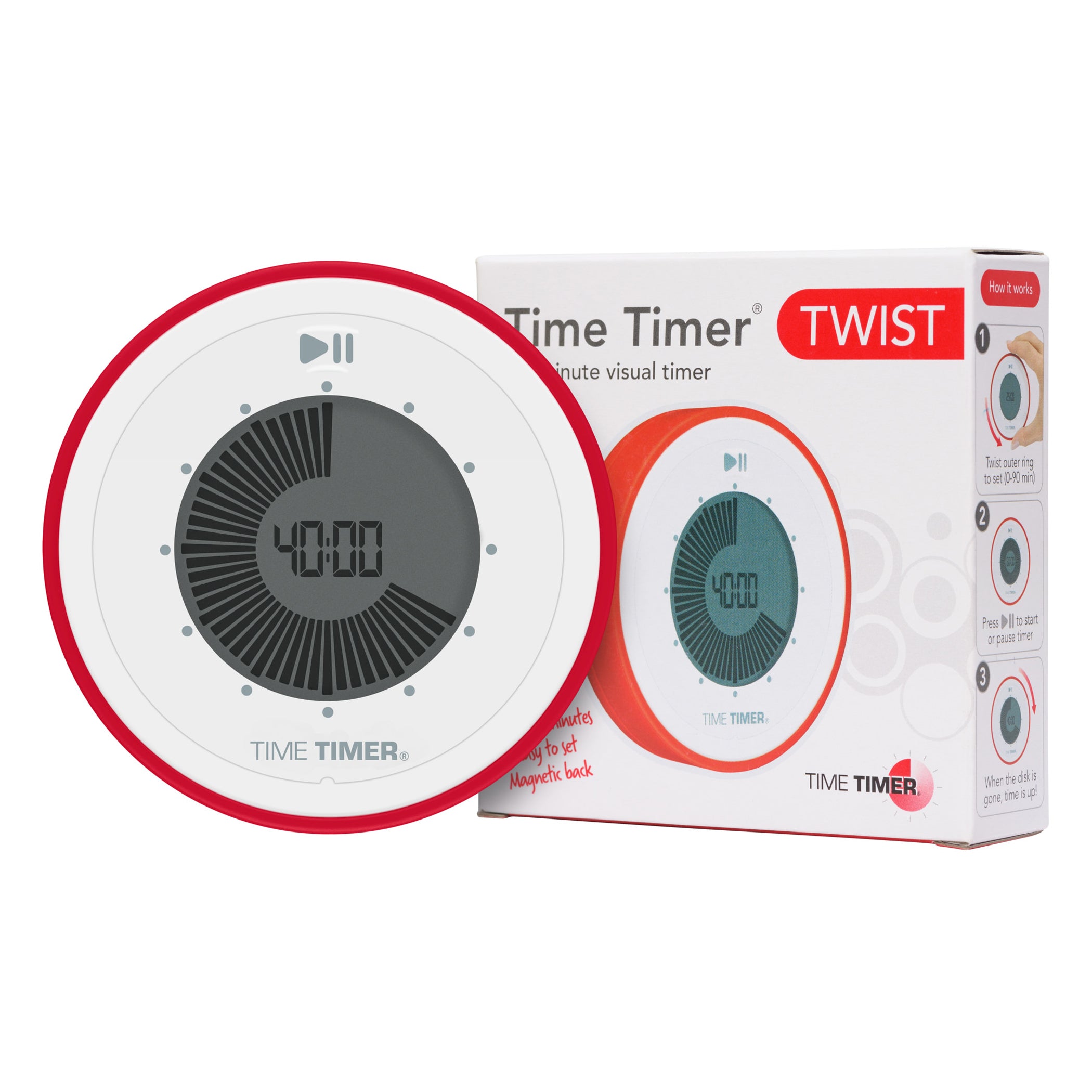 TWIST® 90 Minute Magnetic Timer