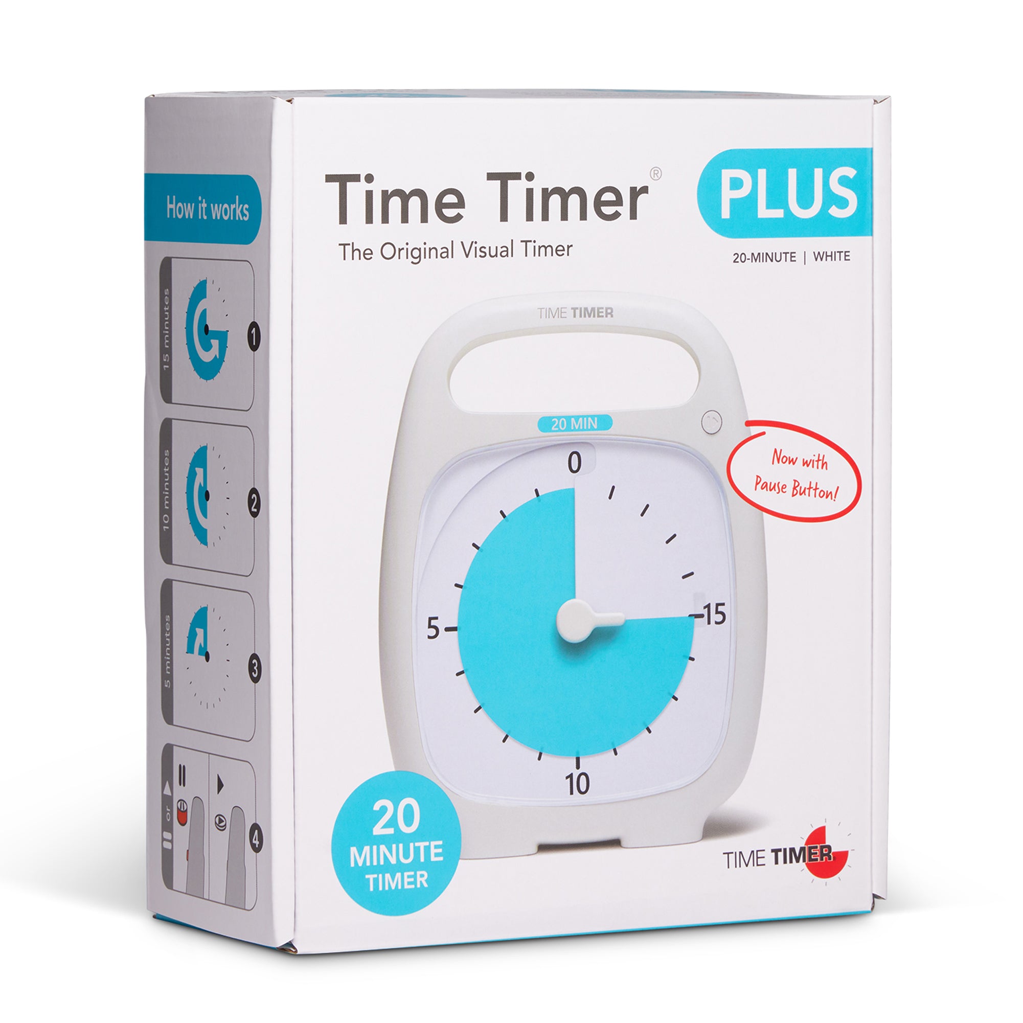 PLUS®, 20 Minute Timer, White