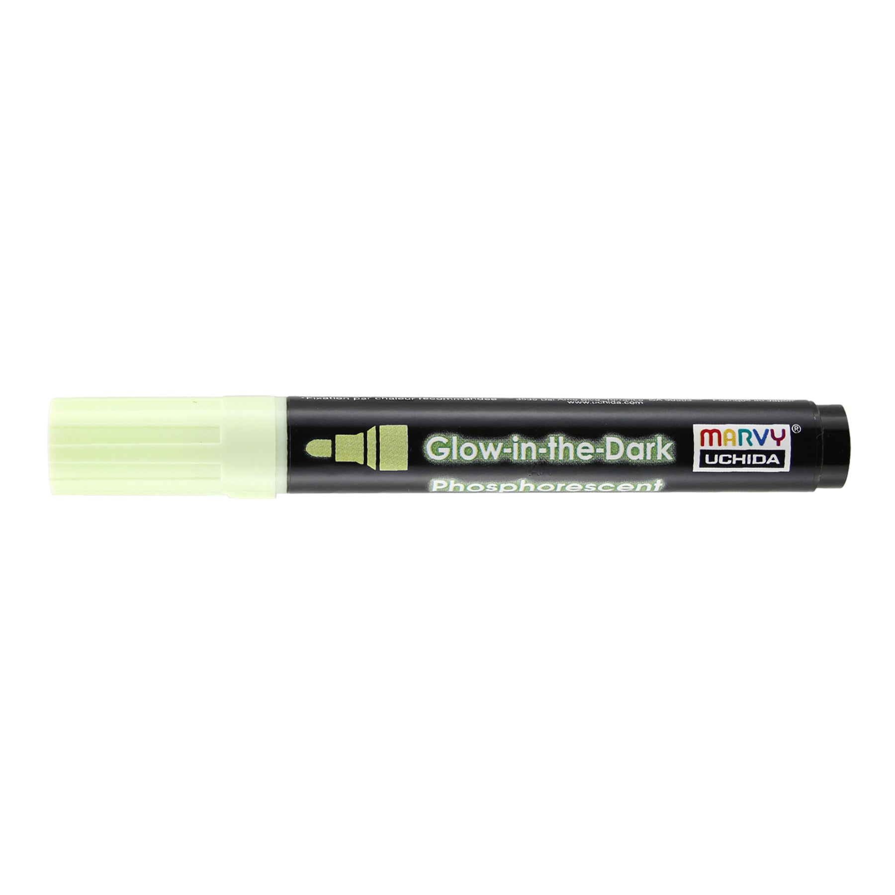 Glow In The Dark Green Fabric Marker, Pack of 6