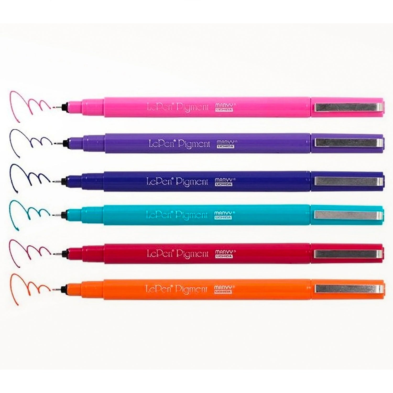 LePen® Pigment Pens, Jewel Colors, Pack of 6