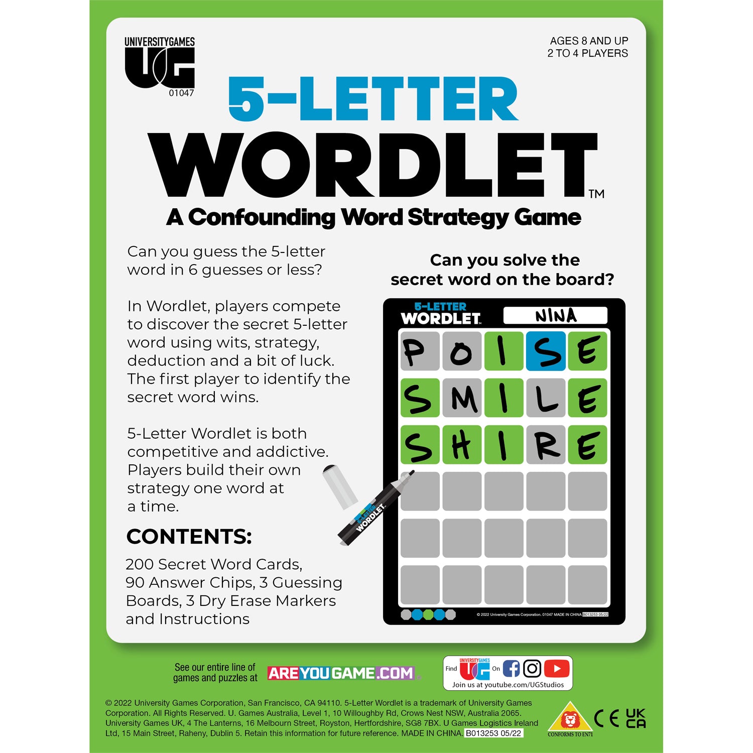 5-Letter Wordlet™ Word Puzzle Game