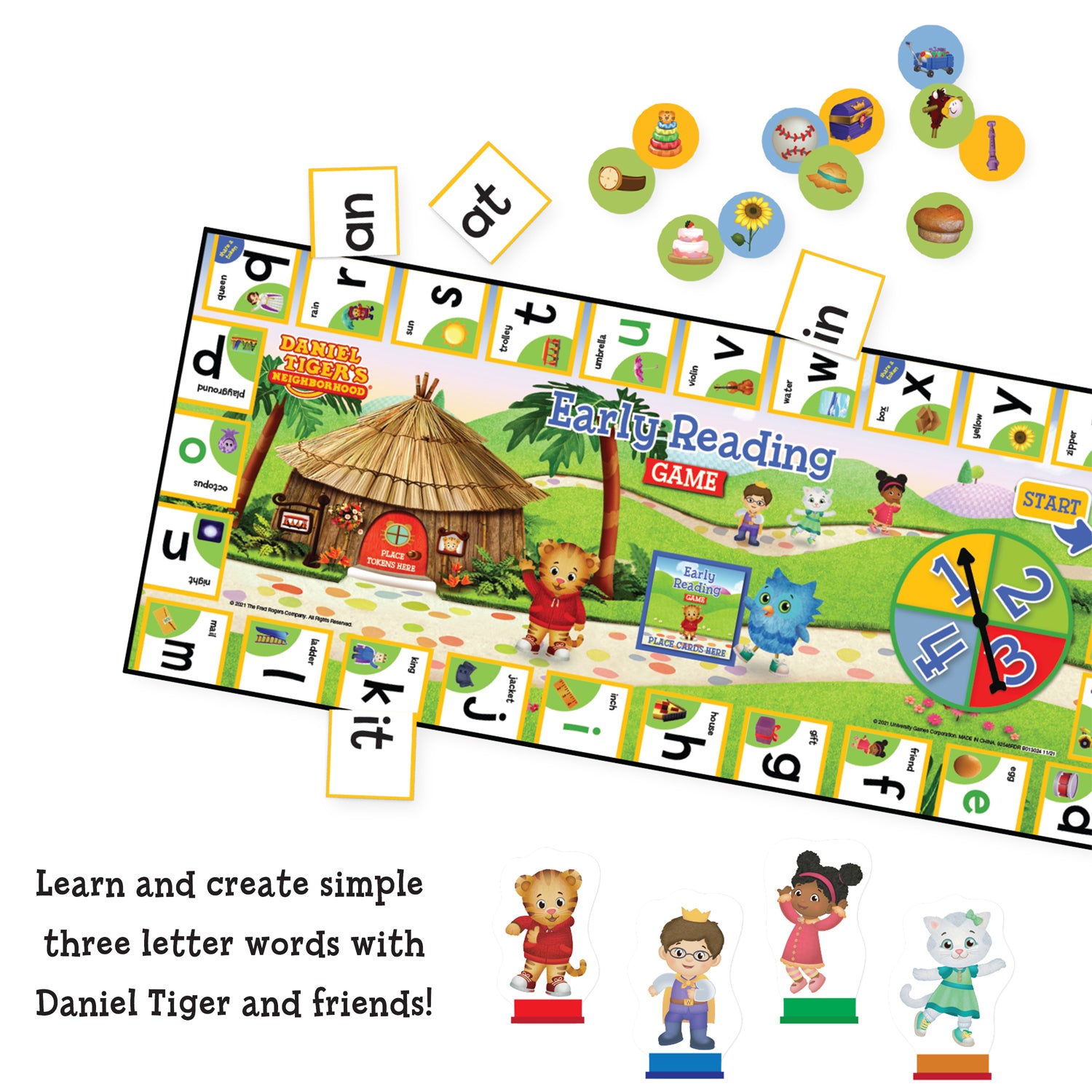 Daniel Tiger's Neighborhood Early Reading Game