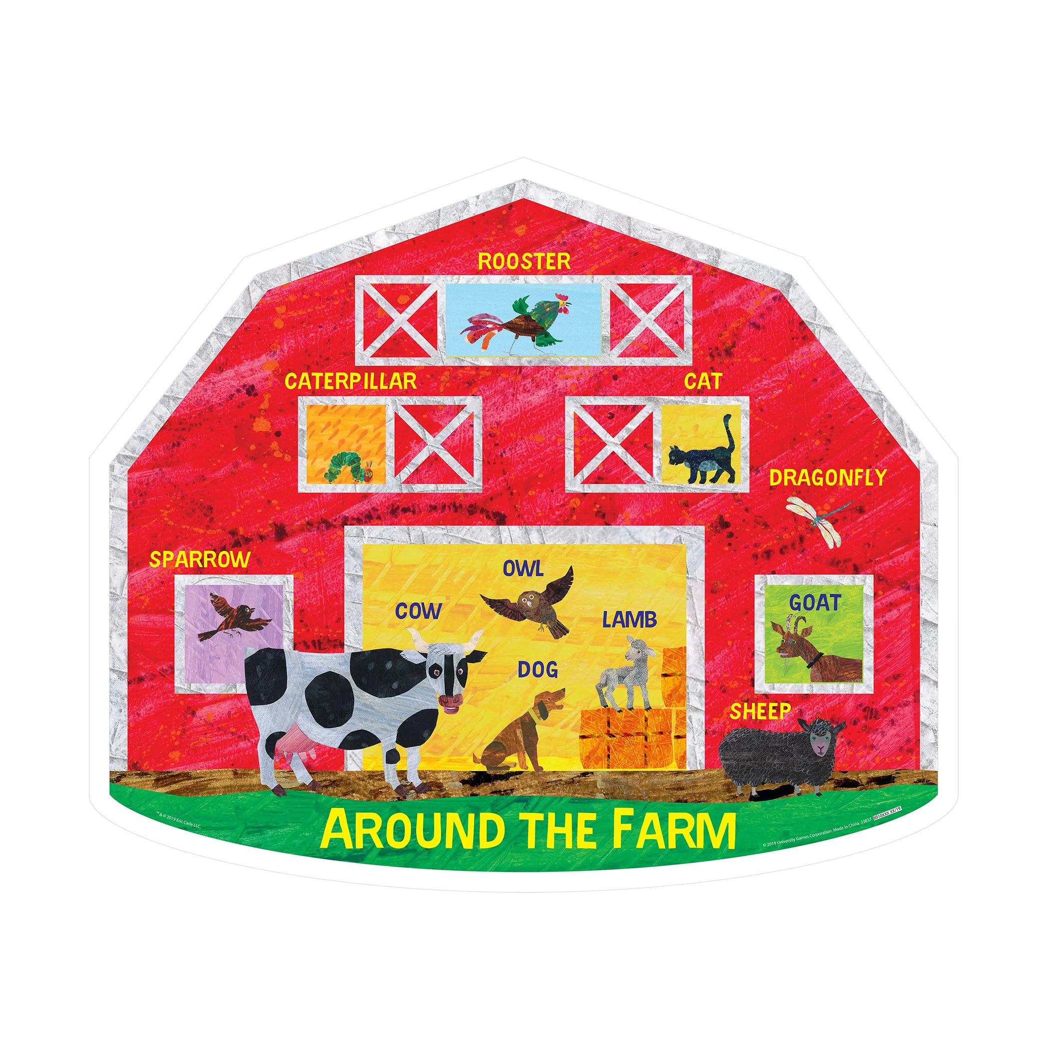 The World of Eric Carle™ Around the Farm 2-Sided Floor Puzzle