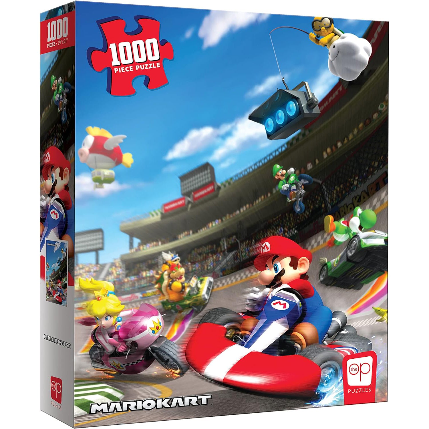 Super Mario Mario Kart Puzzle, 19" x 27", 1000 Pieces