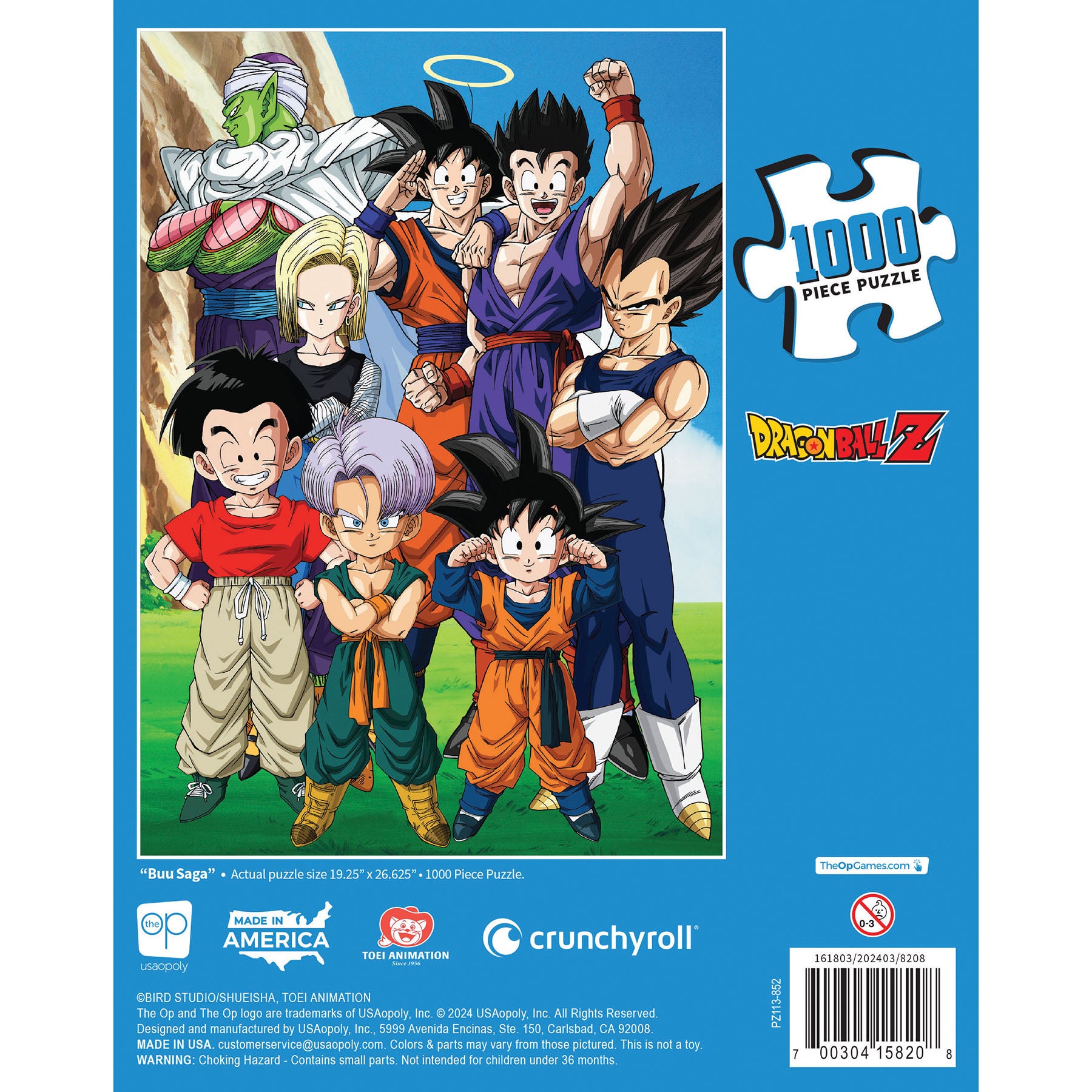 DRAGON BALL Z Z FIGHTERS Puzzle, 19" x 27", 1000 Pieces