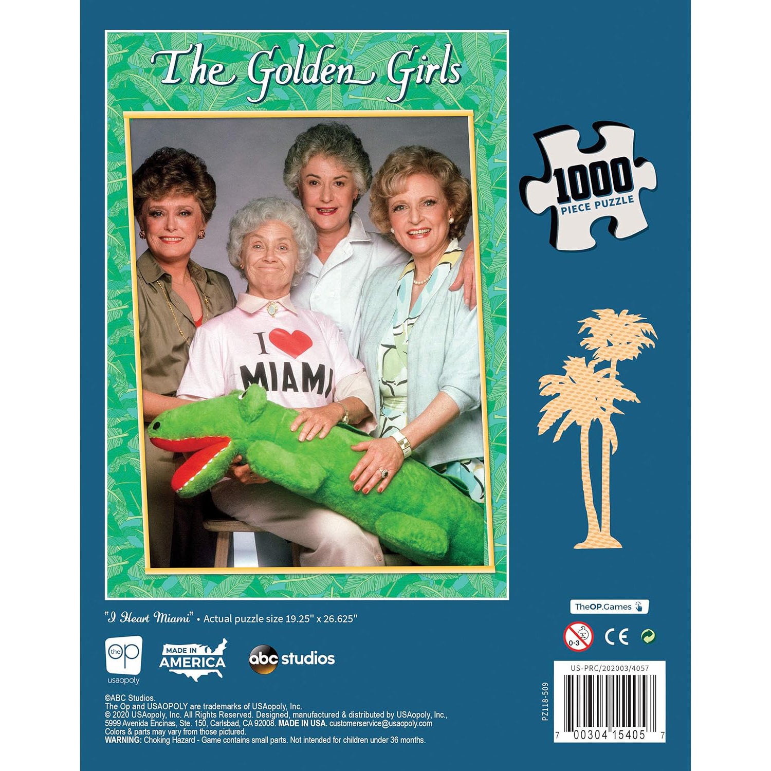 The Golden Girls "I Heart Miami" 1000 Piece Puzzle