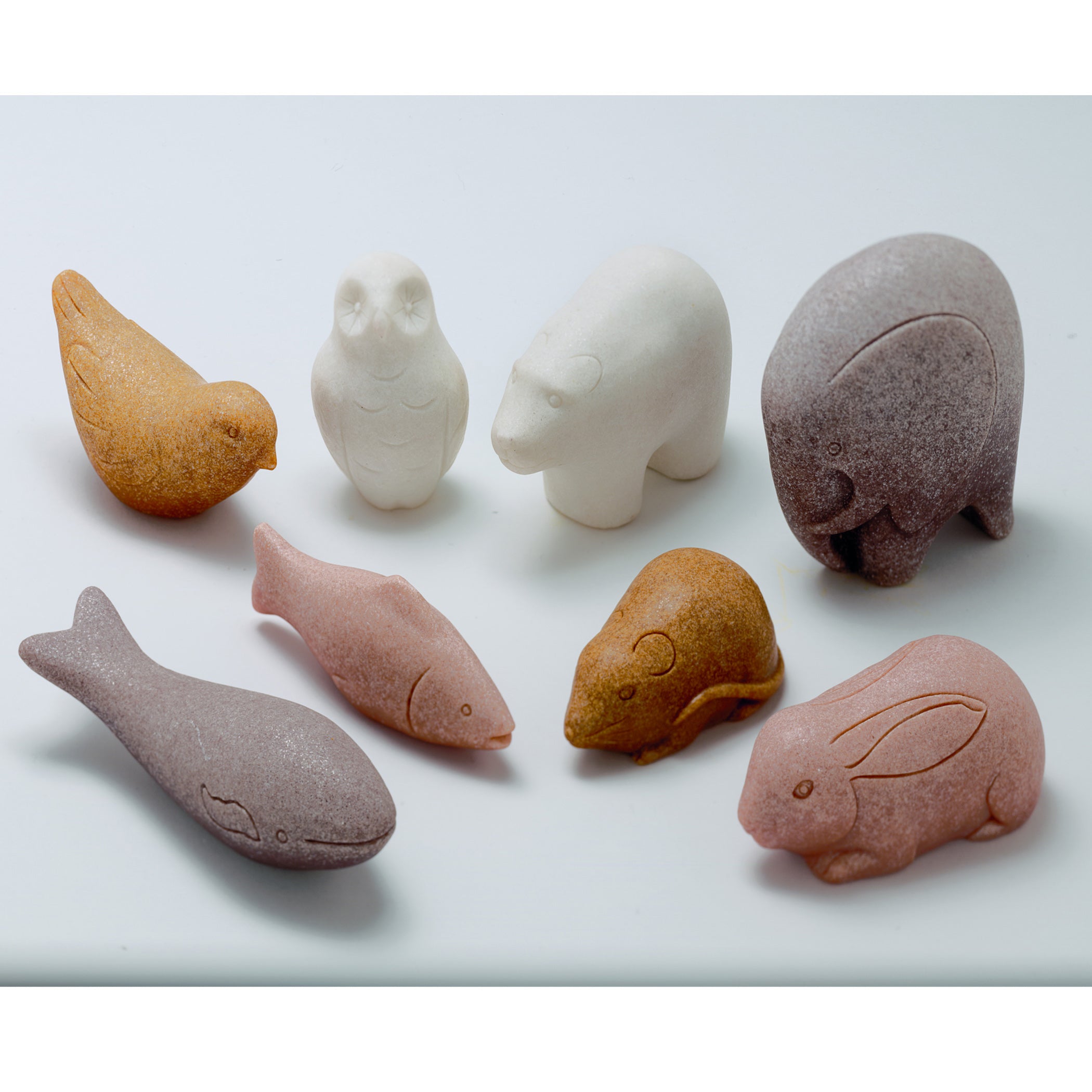 Sensory Play Animal Stone, Pack of 8