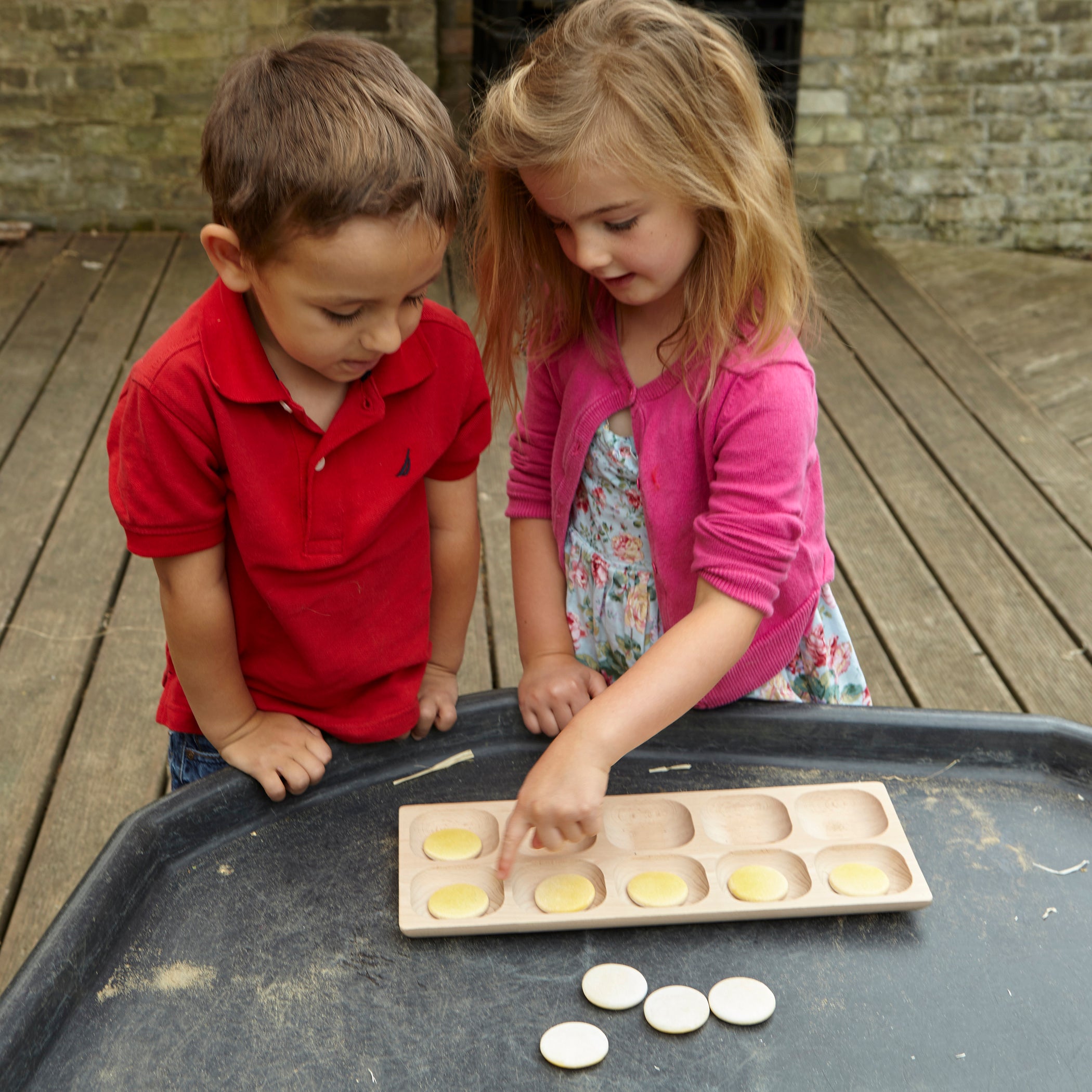 Two-Tone Counting Stones, Set of 20