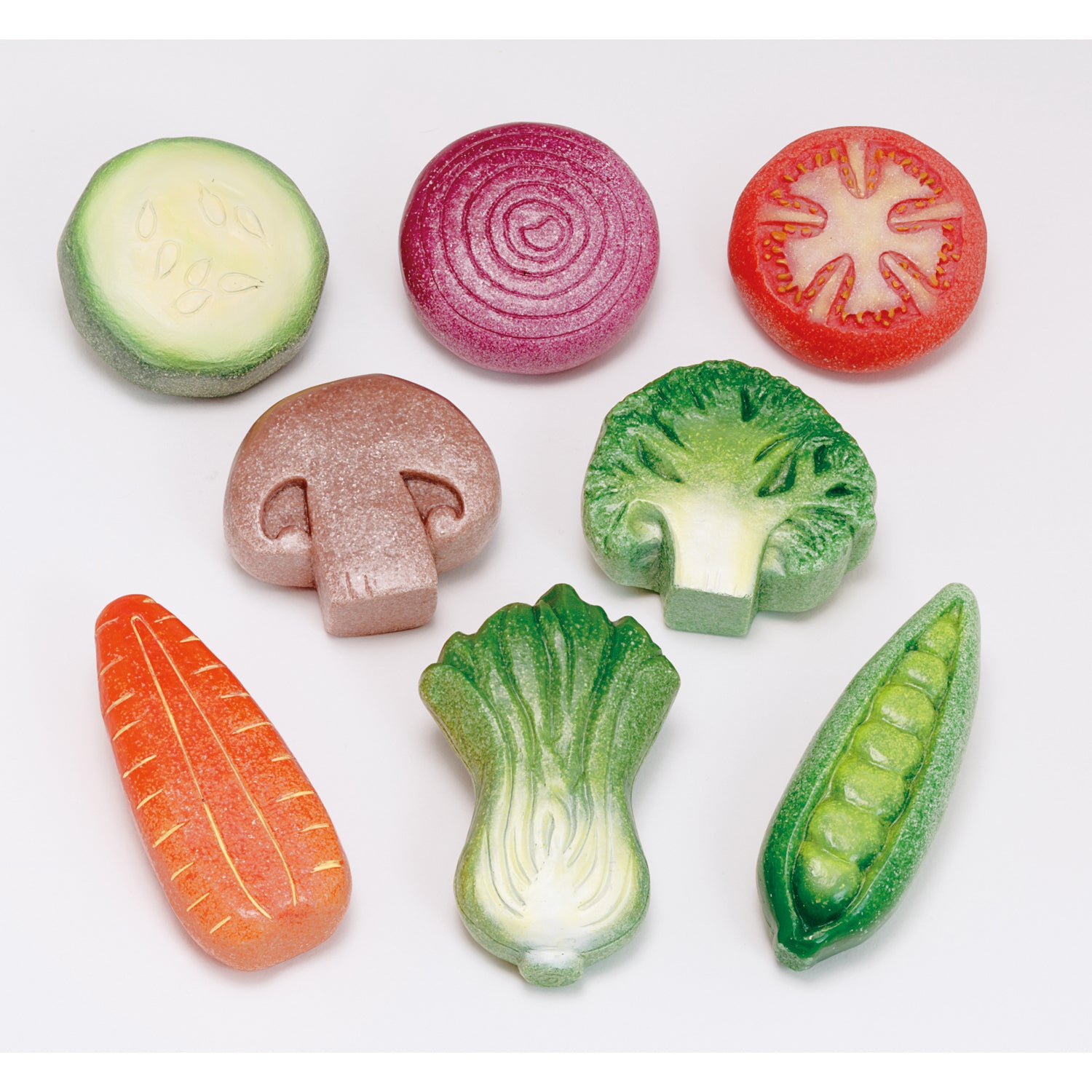 Vegetable Sensory Play Stones