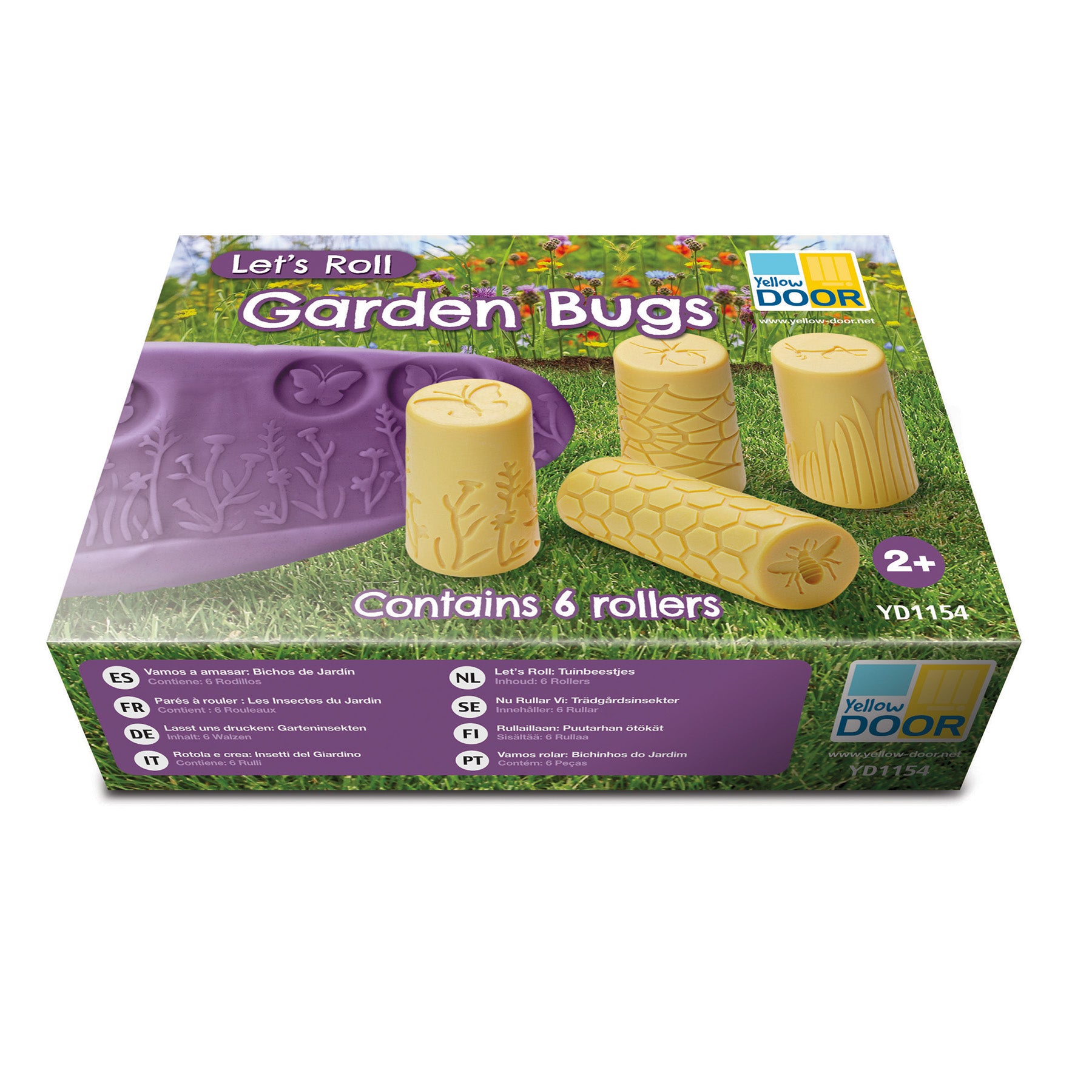 Let's Roll, Garden Bugs Rollers, Set of 6