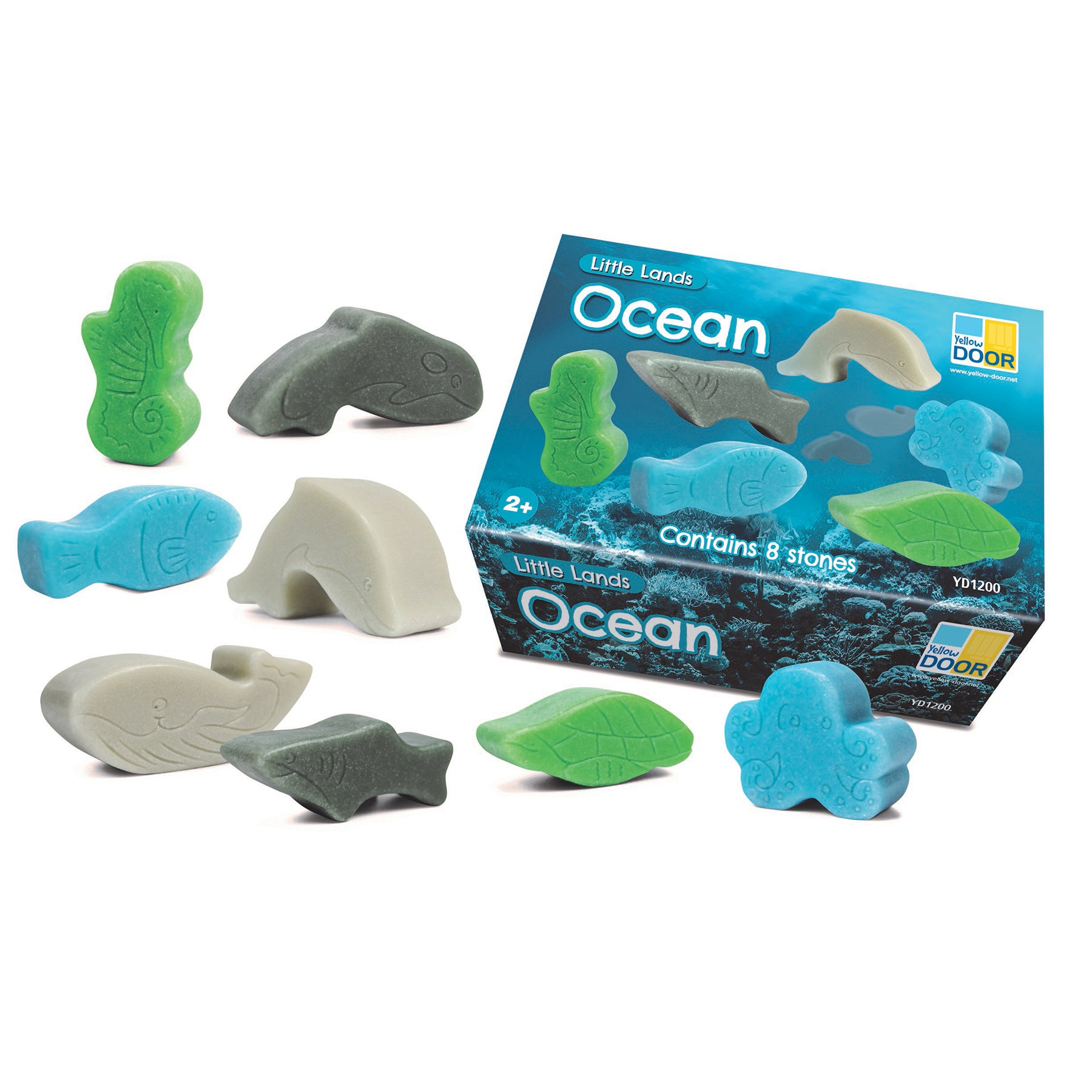 Little Lands – Ocean, Set of 8 Stone Figures