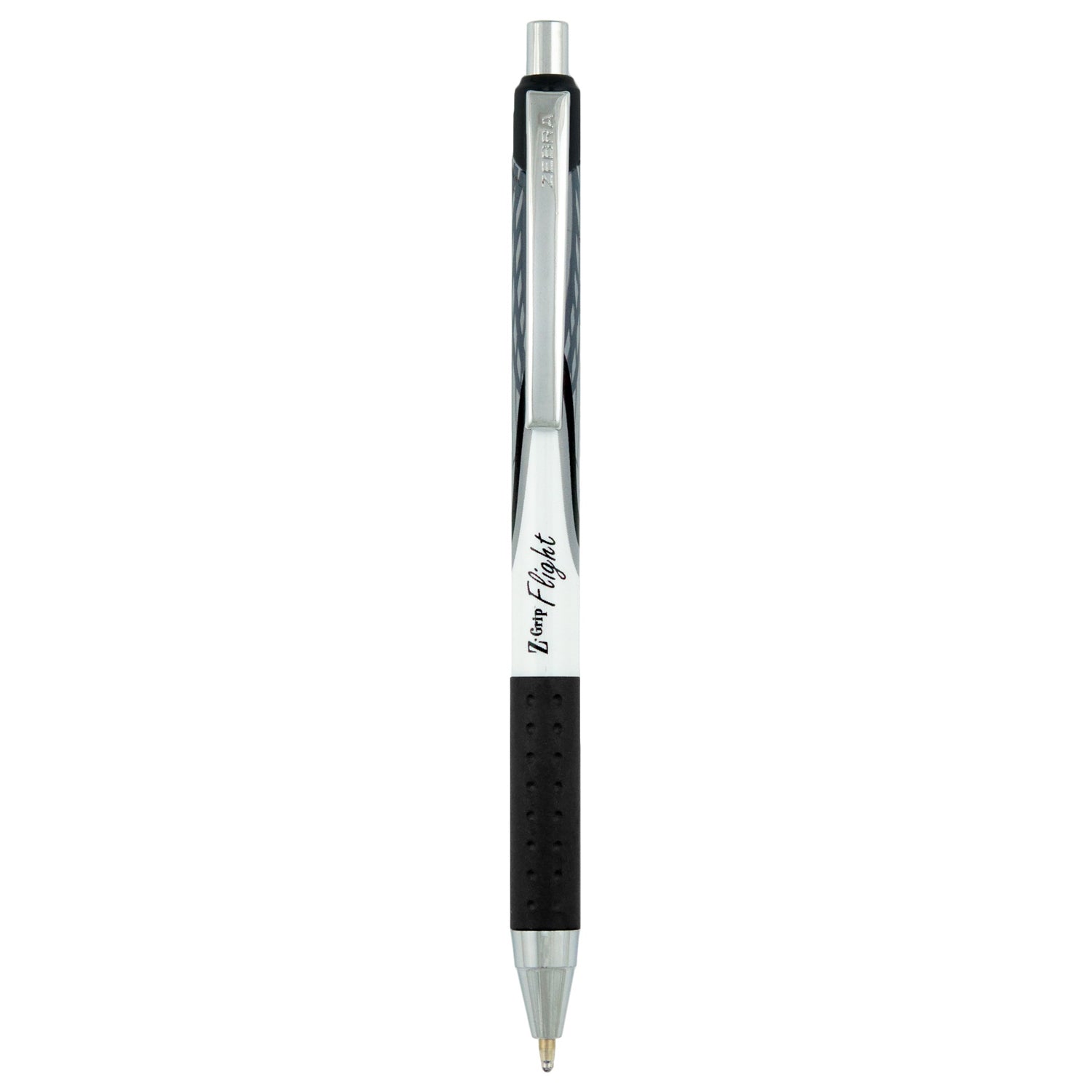 Z-Grip® Flight Ballpoint Retractable Pen 1.2mm, Black, 12 Per Pack, 2 Packs