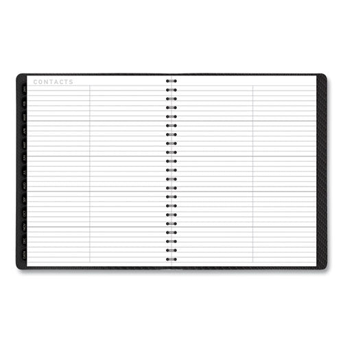 Contemporary Weekly/monthly Planner, Vertical-column Format, 11 X 8.25, Graphite Cover, 12-month (jan To Dec): 2024