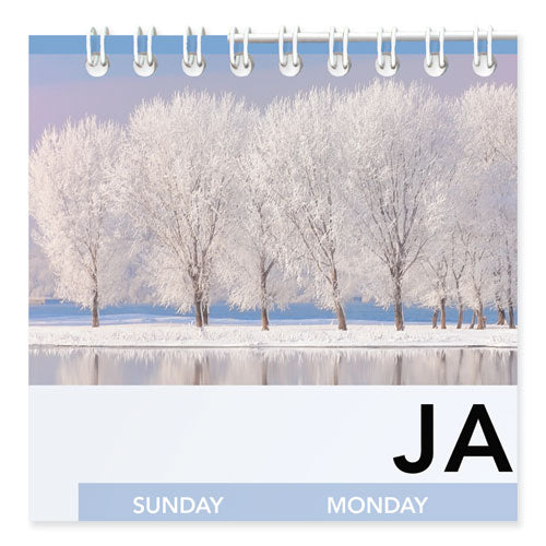 Landscape Monthly Wall Calendar, Landscapes Photography, 12 X 12, White/multicolor Sheets, 12-month (jan To Dec): 2024