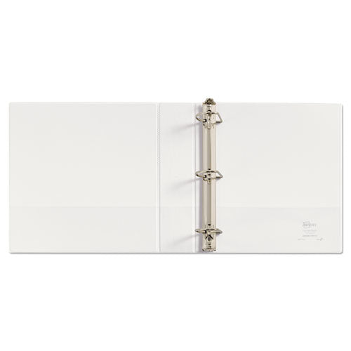 Durable View Binder With Durahinge And Slant Rings, 3 Rings, 2" Capacity, 11 X 8.5, White