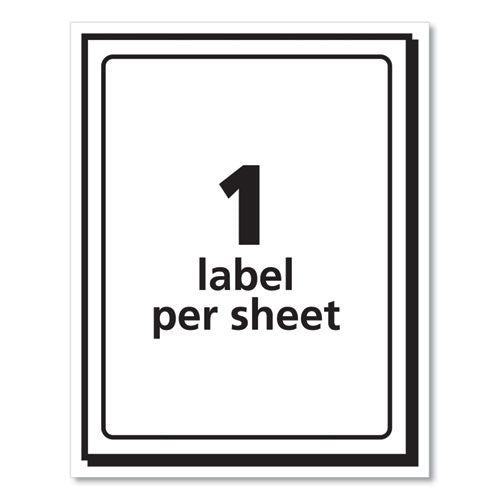 4 X 6 Shipping Labels With Trueblock Technology, Inkjet/laser Printers, 4 X 6, White, 20/pack