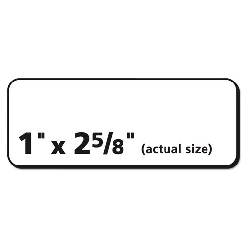 Repositionable Address Labels W/surefeed, Inkjet/laser, 1 X 2.63, White, 750/bx