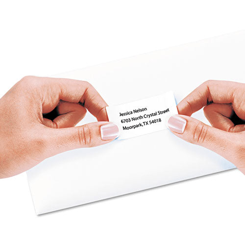 Repositionable Address Labels W/surefeed, Inkjet/laser, 1 X 2.63, White, 750/bx