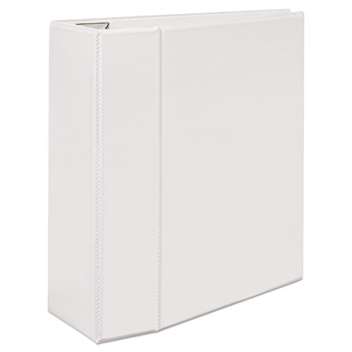 Heavy-duty View Binder With Durahinge And Locking One Touch Ezd Rings, 3 Rings, 5" Capacity, 11 X 8.5, White