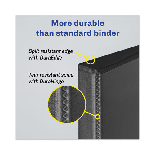 Heavy-duty View Binder With Durahinge And One Touch Ezd Rings, 3 Rings, 1.5" Capacity, 11 X 8.5, Chartreuse