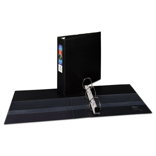 Heavy-duty Non-view Binder With Durahinge And One Touch Ezd Rings, 3 Rings, 2" Capacity, 11 X 8.5, Black