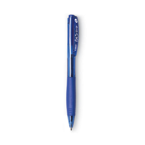 Bu3 Ballpoint Pen, Retractable, Bold 1 Mm, Blue Ink, Blue Barrel, Dozen