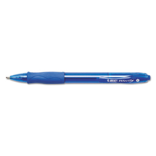 Glide Bold Ballpoint Pen, Retractable, Bold 1.6 Mm, Blue Ink, Translucent Blue Barrel, Dozen