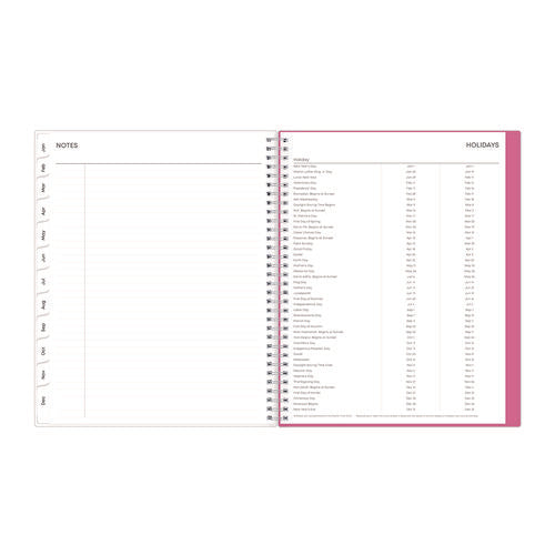 Breast Cancer Awareness Create-your-own Cover Weekly/monthly Planner, Orchids Artwork, 11 X 8.5, 12-month (jan To Dec): 2025